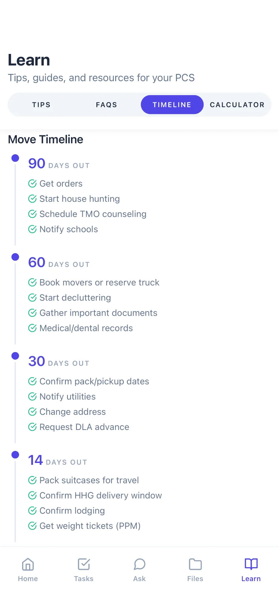 Personalized Timeline